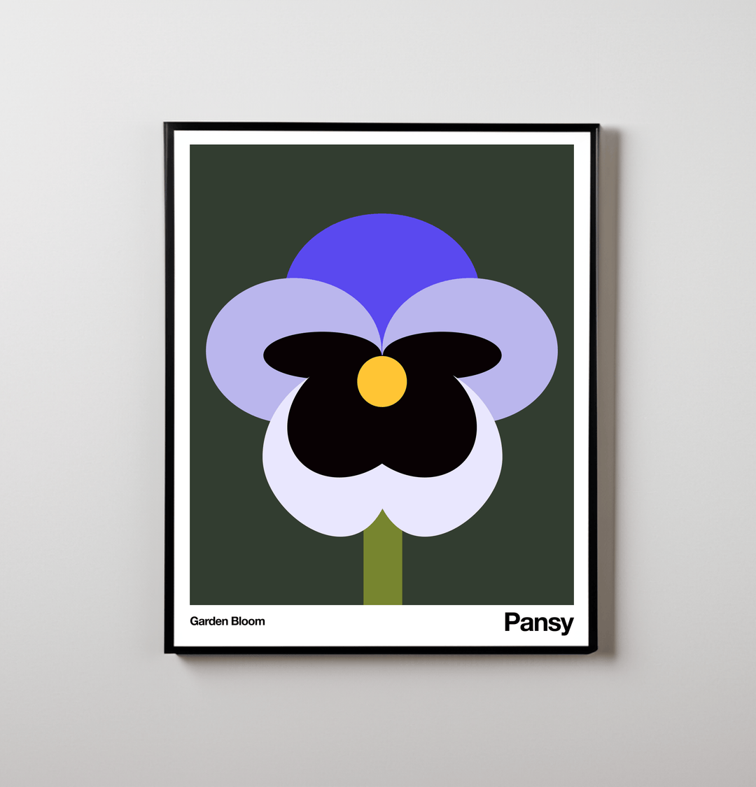 Little Dipper Art Pansy Art Print