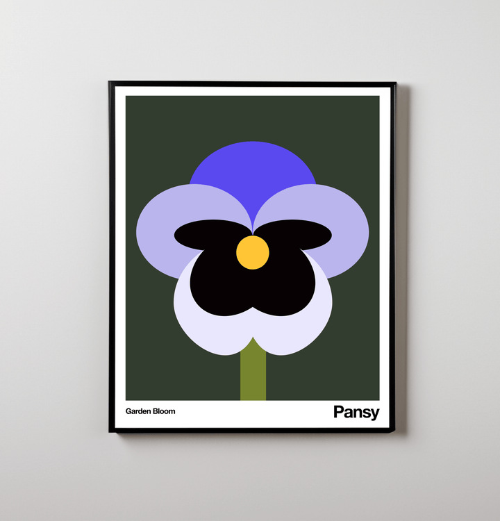 Little Dipper Art Pansy Art Print