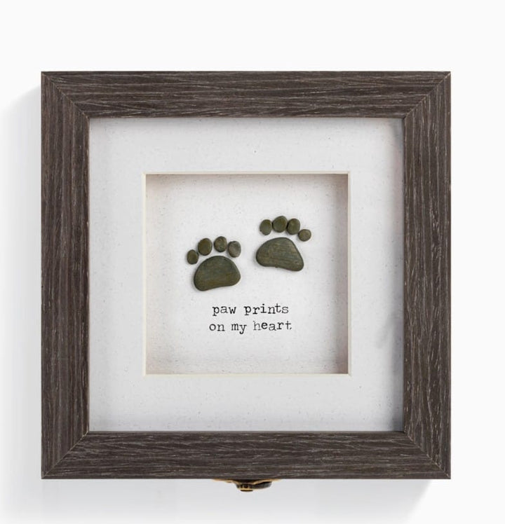 Demdaco Home Decor - Kitchen Gourmet Entertaining - Serveware Functional Paw Prints Keepsake Box