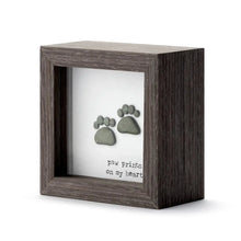 Load image into Gallery viewer, Demdaco Decor Paw Prints Shadow Box
