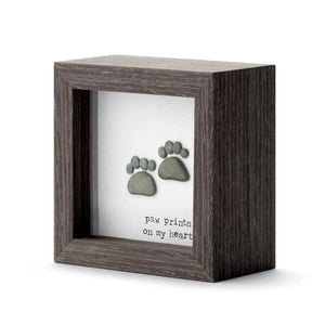 Demdaco Decor Paw Prints Shadow Box