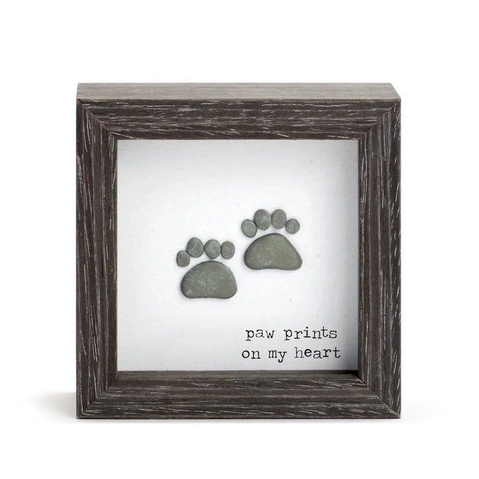 Demdaco Decor Paw Prints Shadow Box