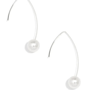 Zenzii Jewelry - Earrings Pearl Pull Through Earring