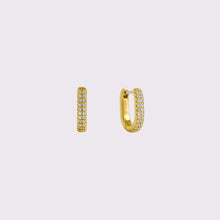 Load image into Gallery viewer, Dean Davidson Jewelry - Earrings Gold Petite Pave Huggie
