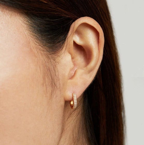 Dean Davidson Jewelry - Earrings Petite Pave Huggie