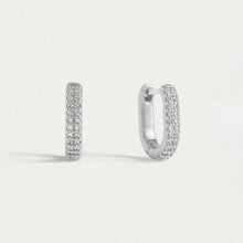 Load image into Gallery viewer, Dean Davidson Jewelry - Earrings Silver Petite Pave Huggie
