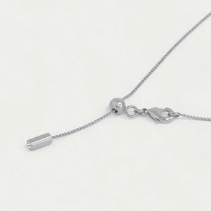 Sticks and Steel Petite Pave Mini Tube Necklace