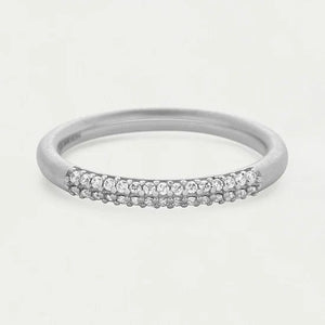 Dean Davidson Jewelry Silver Petite Pave Ring