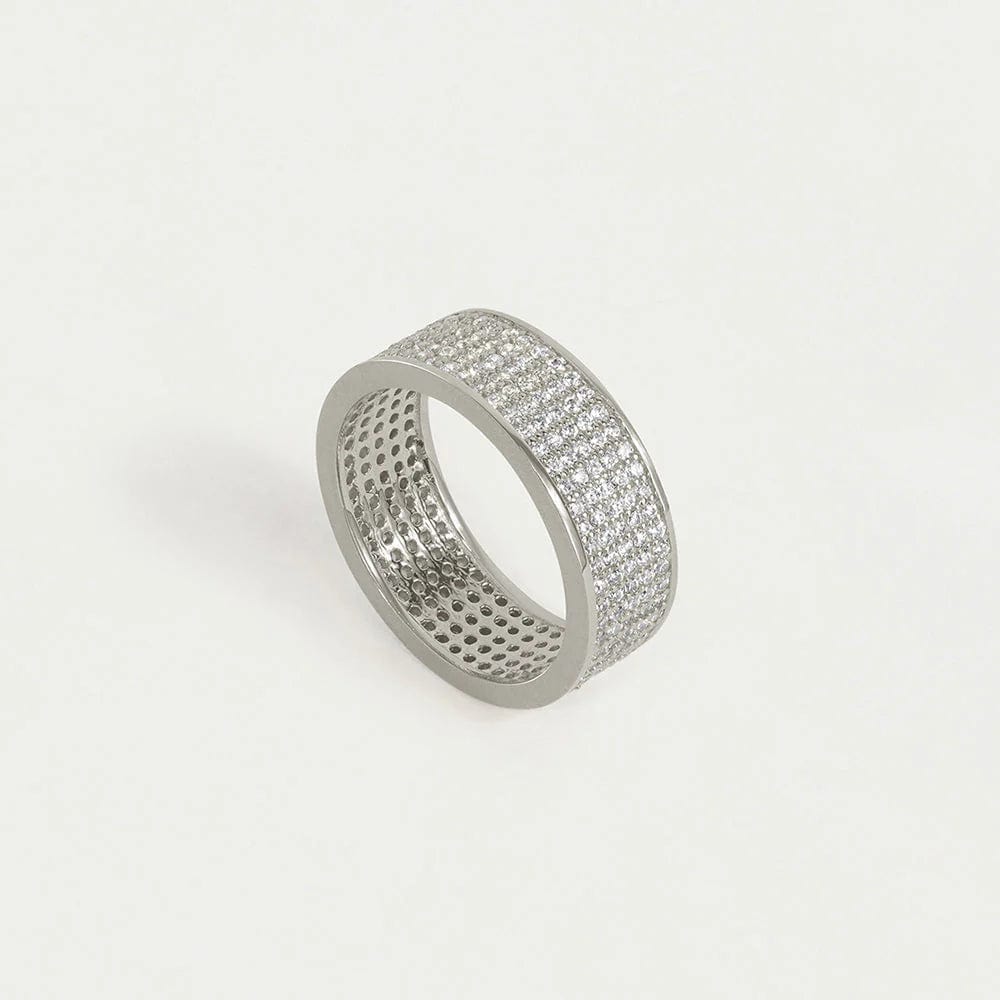 Dean Davidson Jewelry - Rings Petite Pavé Wide Stacking Ring