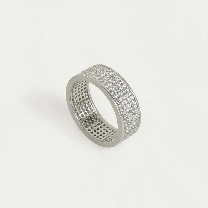 Dean Davidson Jewelry - Rings Petite Pavé Wide Stacking Ring