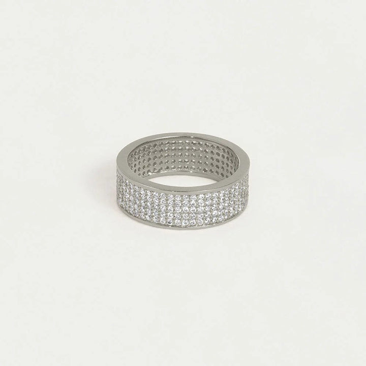 Dean Davidson Jewelry - Rings Petite Pavé Wide Stacking Ring