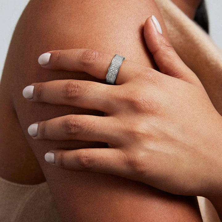 Dean Davidson Jewelry - Rings Petite Pavé Wide Stacking Ring
