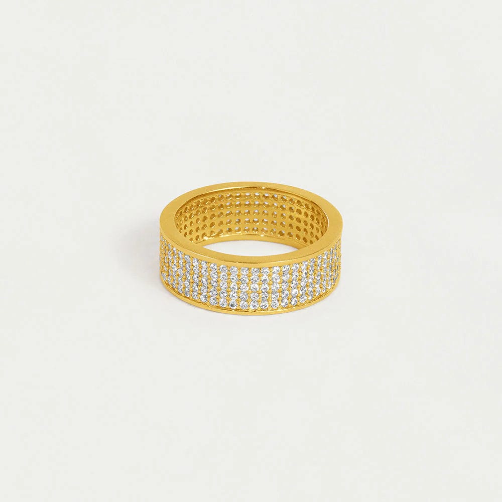 Dean Davidson Jewelry - Rings Petite Pavé Wide Stacking Ring