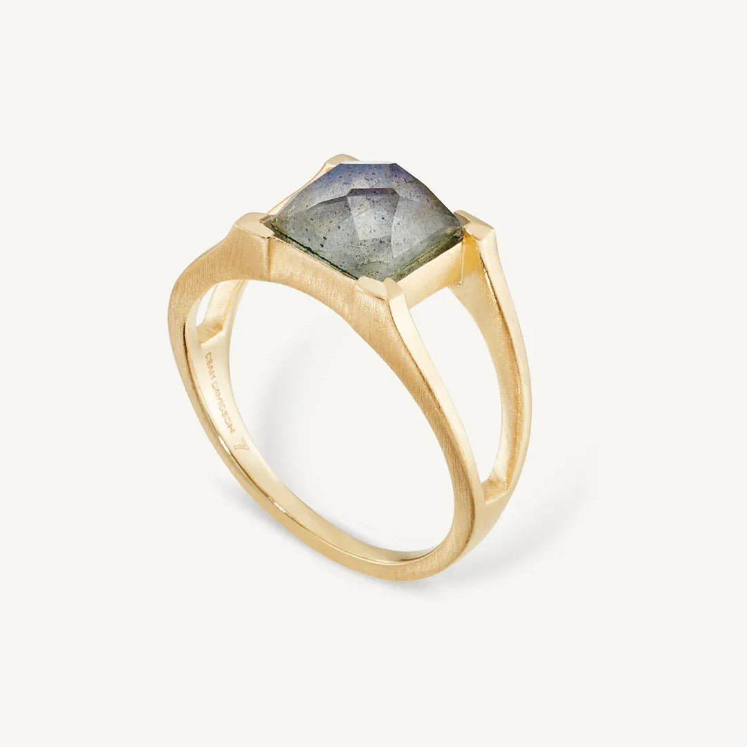 Dean Davidson Jewelry Petite Plaza Ring Iridescent Labradorite
