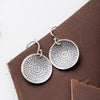 Original Hardware Proudly Handmade in Colorado, USA Petite Silver Mandala Earrings