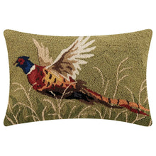 Load image into Gallery viewer, Sticks and Steel Home Decor - Home Accent Pheasant Hook Pillow  14" X 22"
