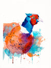 Aaron Burgers Wall Art Pheasant Portrait Print