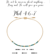 Dot & Dash Phil 4:6-7 Bracelet