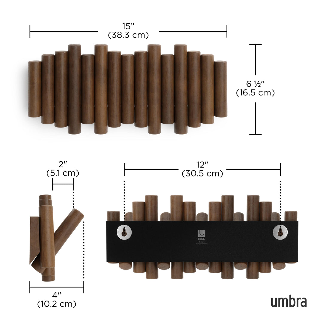 umbra Home Decor - Indoor - Furniture Lighting Mirrors Wall Art Picket Rail Hook