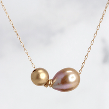 Load image into Gallery viewer, Mickey Lynn Pink Pearl Necklace
