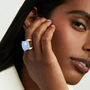 Dean Davidson Jewelry - Rings - Dean Davidson Plaza Ring Blue Chalcedony