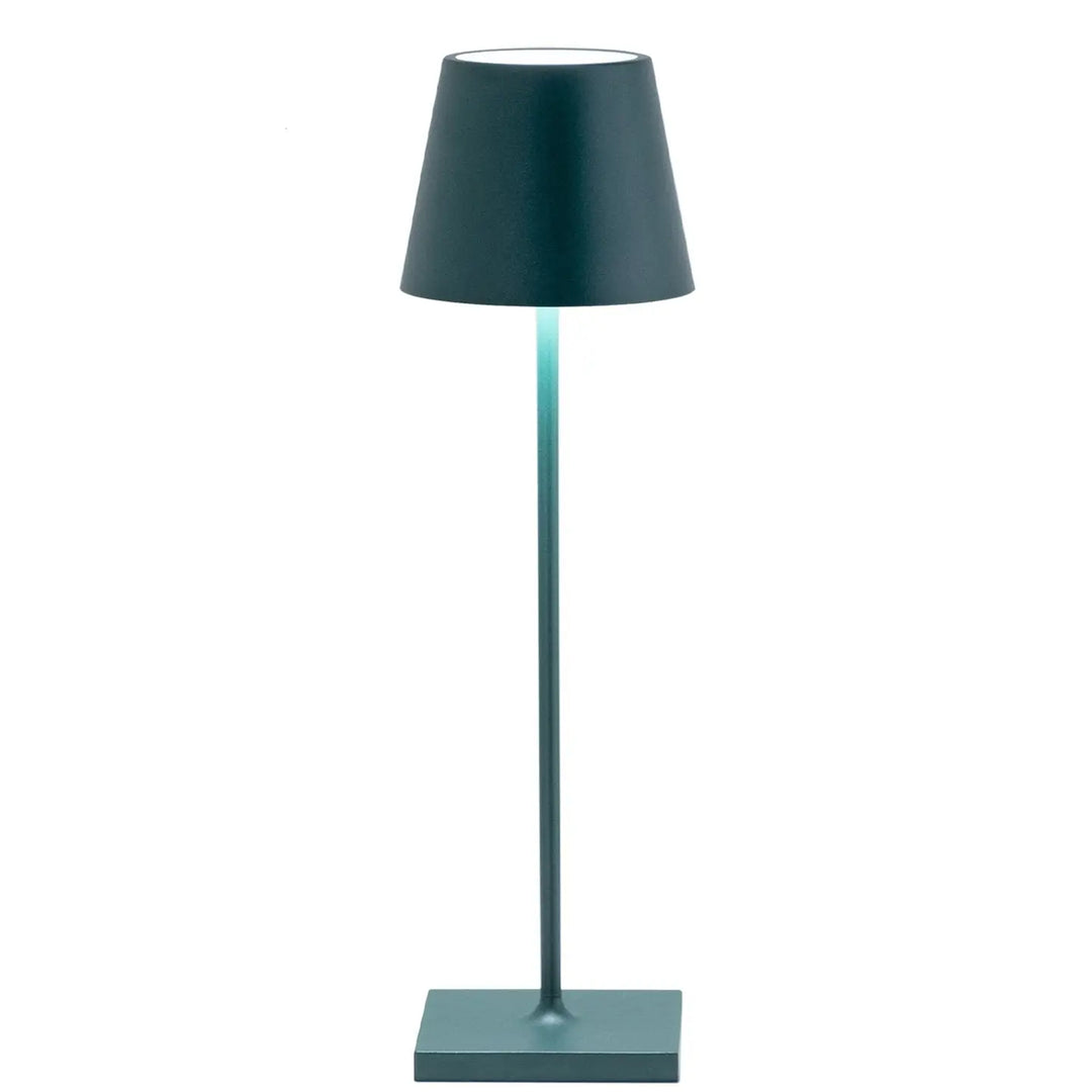 Zafferano America Decor Dark Green Poldina Pro Cordless Lamps