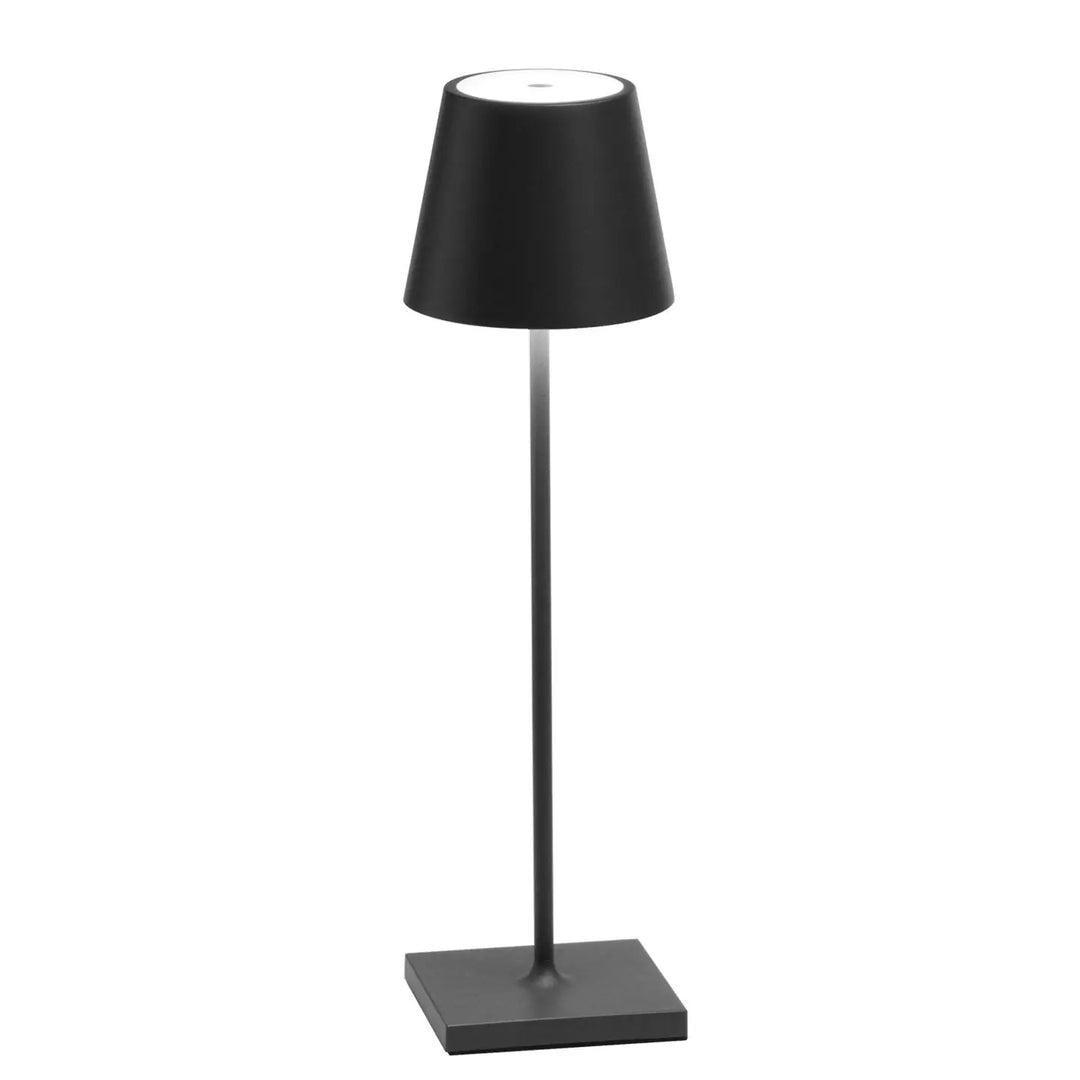 Zafferano America Decor Dark Grey Poldina Pro Cordless Lamps