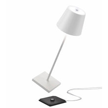 Load image into Gallery viewer, Zafferano America Decor White Poldina Pro Cordless Lamps
