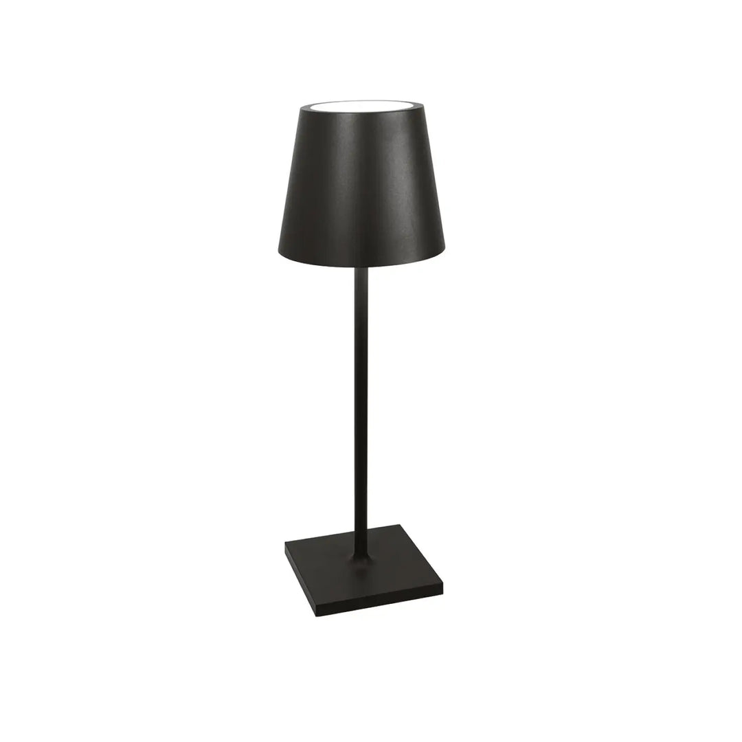 Zafferano America Decor Black Poldina Pro Large Desk Lamp