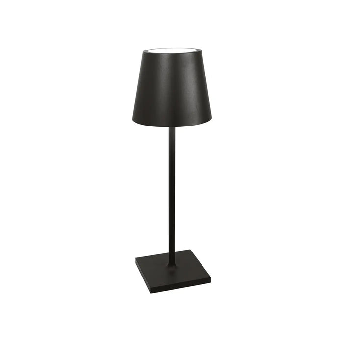 Zafferano America Decor Black Poldina Pro Large Desk Lamp
