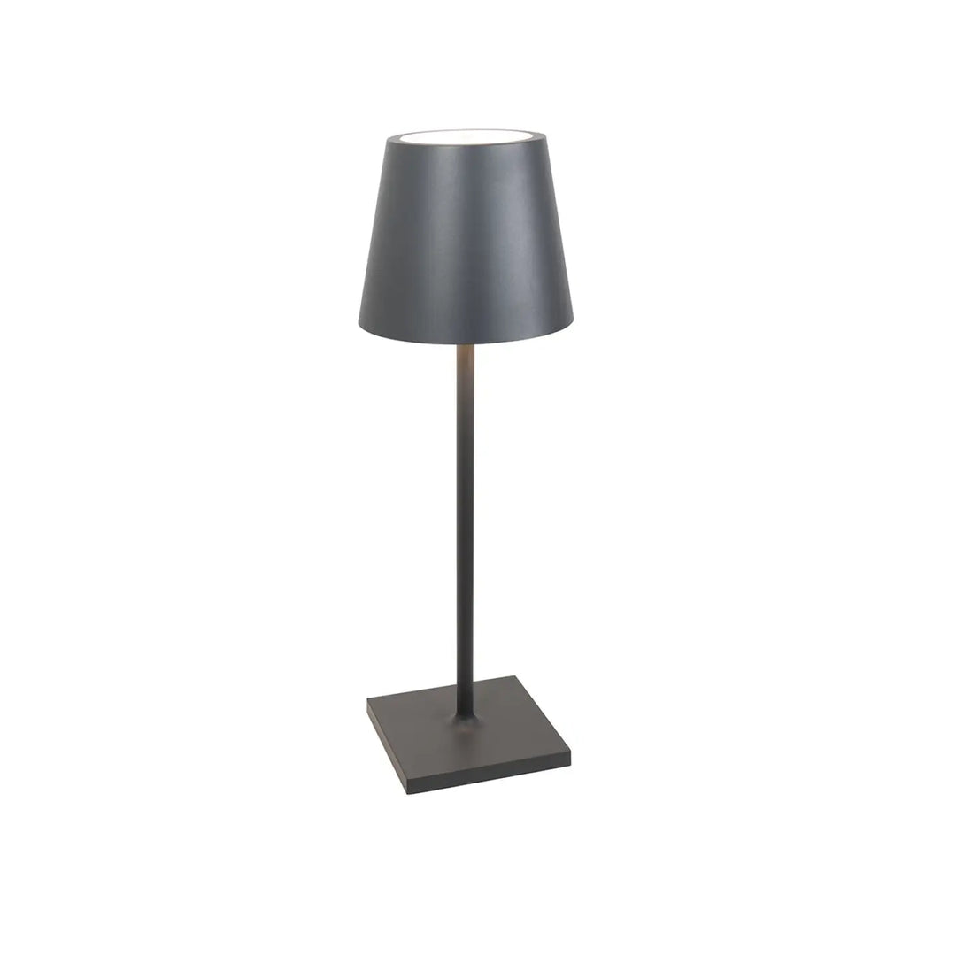 Zafferano America Decor Dark Grey Poldina Pro Large Desk Lamp