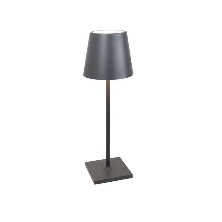 Zafferano America Decor Dark Grey Poldina Pro Large Desk Lamp