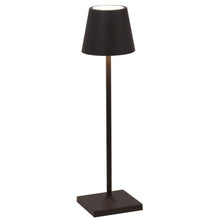 Load image into Gallery viewer, Zafferano America Decor Black Poldina Pro Micro Cordless Lamp
