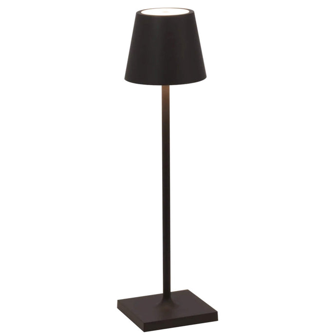 Zafferano America Decor Black Poldina Pro Micro Cordless Lamp