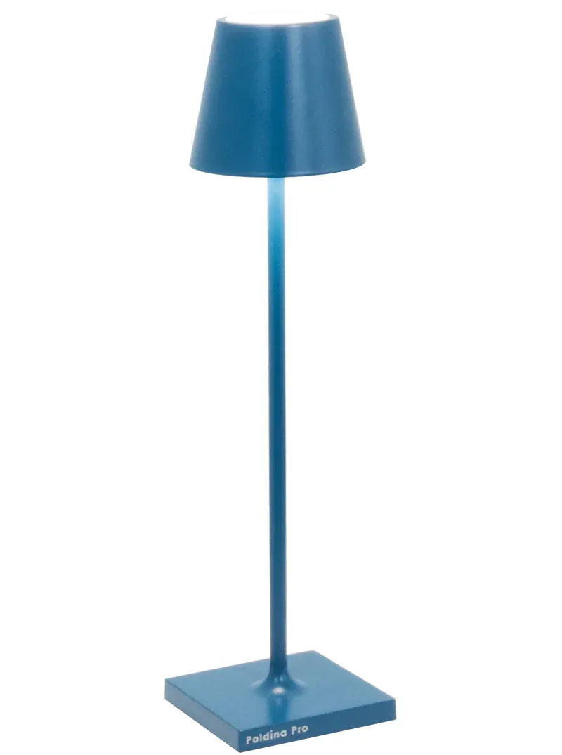 Zafferano America Decor Capri Blue Poldina Pro Micro Cordless Lamp