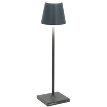 Load image into Gallery viewer, Zafferano America Decor Dark Grey Poldina Pro Micro Cordless Lamp
