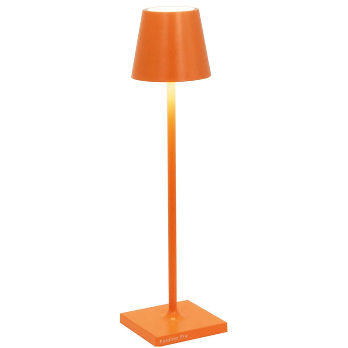 Zafferano America Decor Light Orange Poldina Pro Micro Cordless Lamp