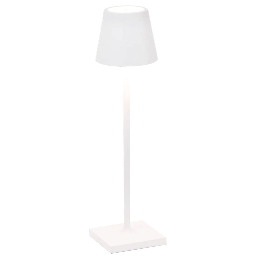 Zafferano America Decor White Poldina Pro Micro Cordless Lamp