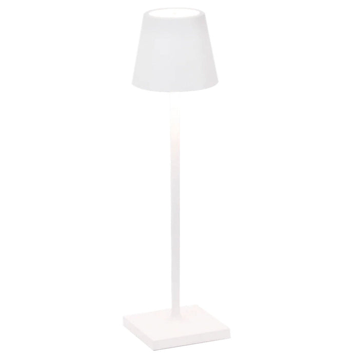 Zafferano America Decor White Poldina Pro Micro Cordless Lamp