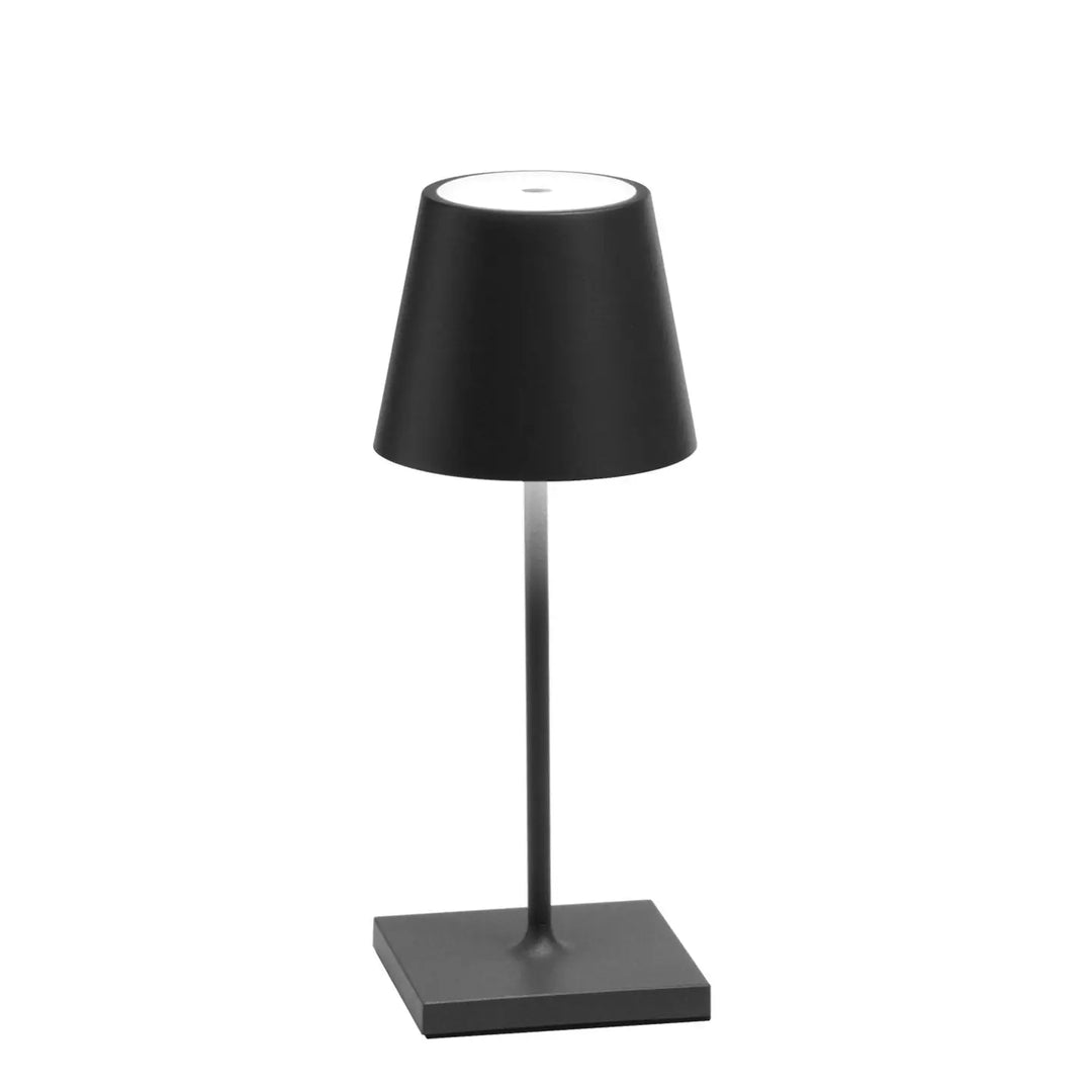 Zafferano America Decor Dark Grey Poldina Pro Mini Cordless Lamps