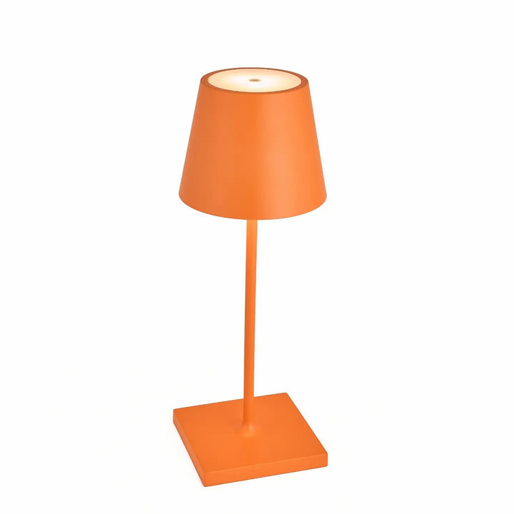 Zafferano America Decor Orange Poldina Pro Mini Cordless Lamps