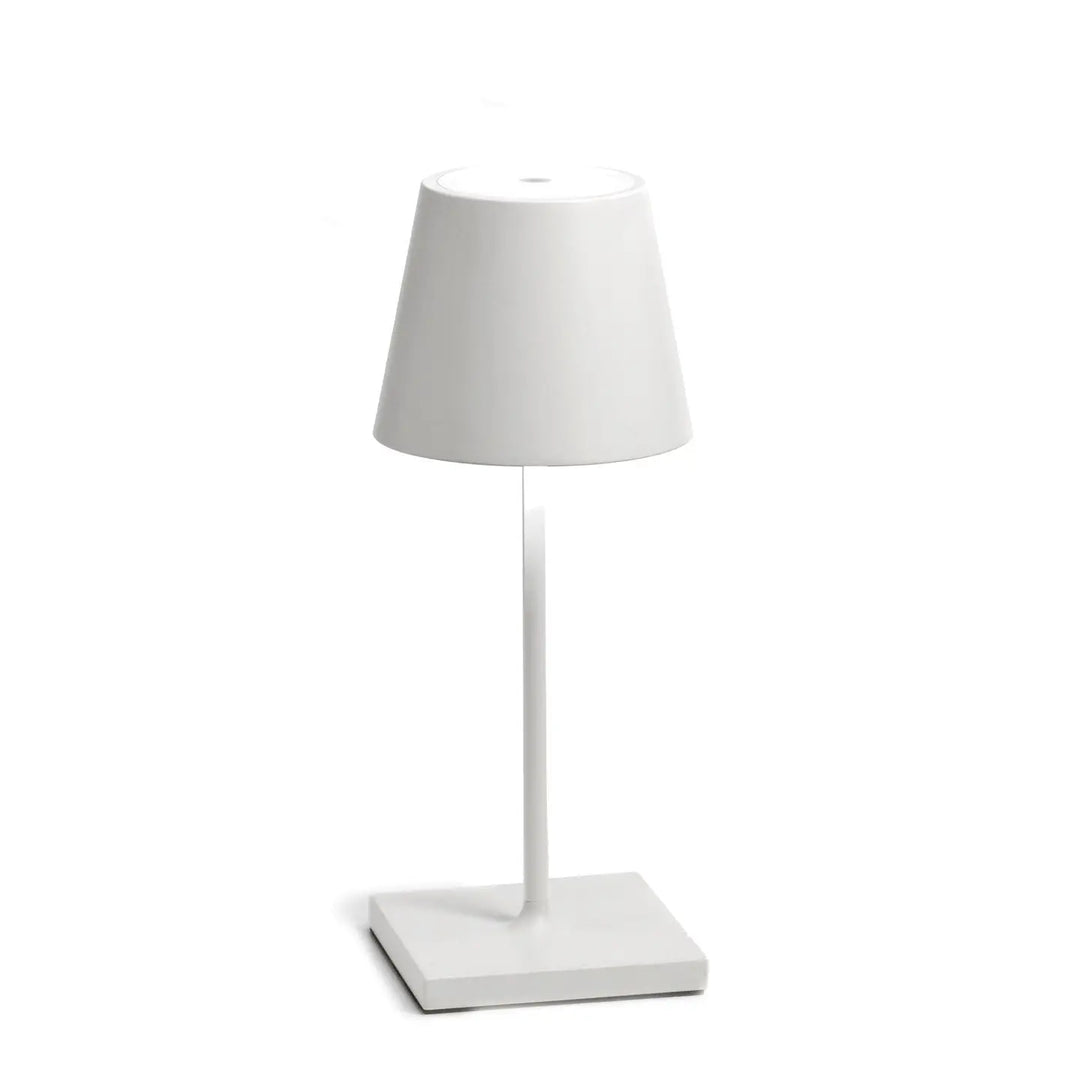 Zafferano America Decor White Poldina Pro Mini Cordless Lamps