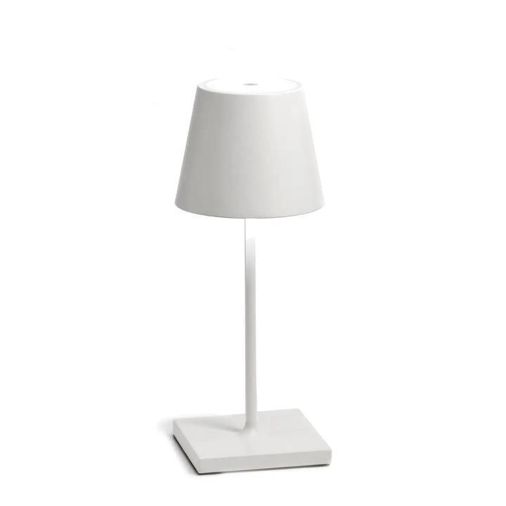 Zafferano America Decor White Poldina Pro Mini Cordless Lamps