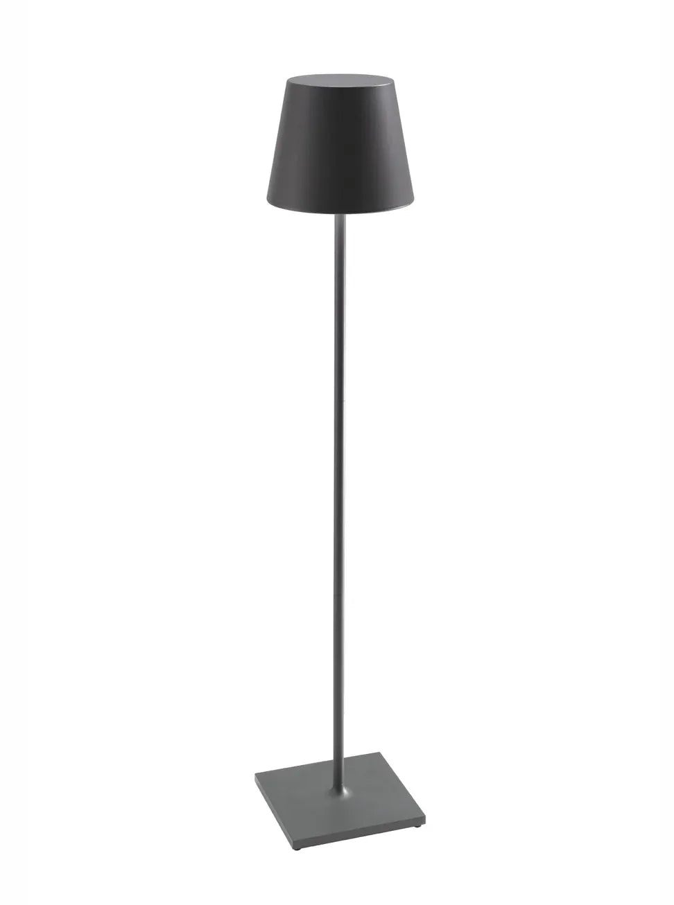 Zafferano America Decor Dark Grey Poldina Pro XXL Floor Lamp Black