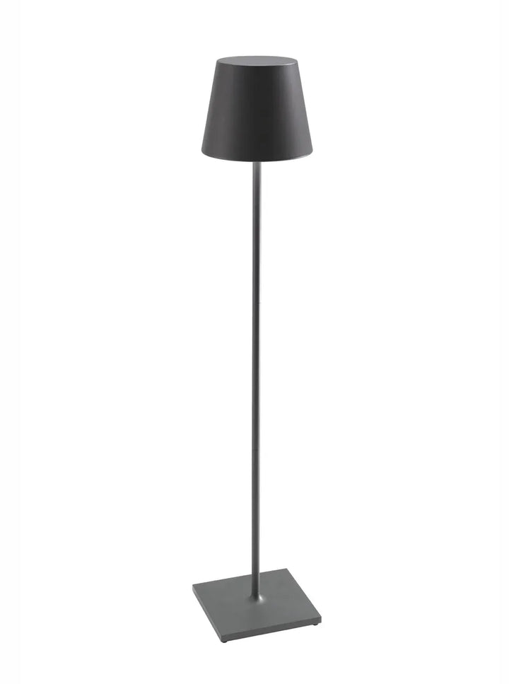 Zafferano America Decor Dark Grey Poldina Pro XXL Floor Lamp Black