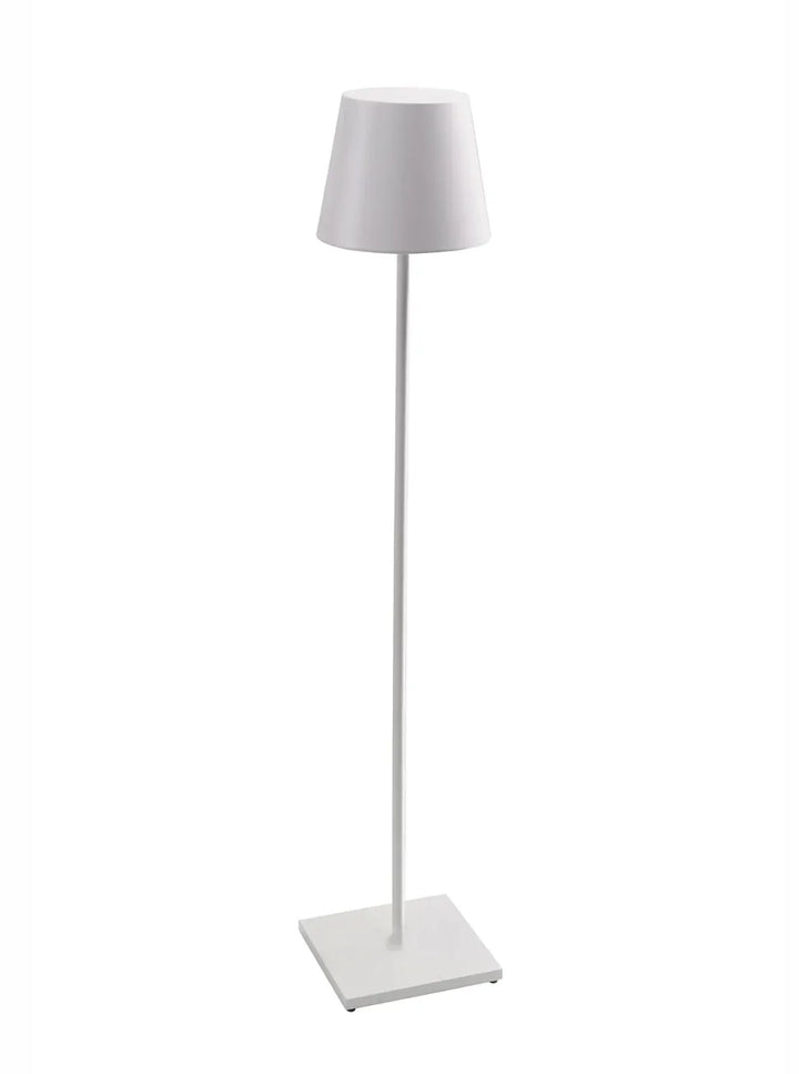 Zafferano America Decor White Poldina Pro XXL Floor Lamp Black