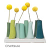 Chive Home Decor - Home Accent Pooley 8 Tube Vase Chartreuse