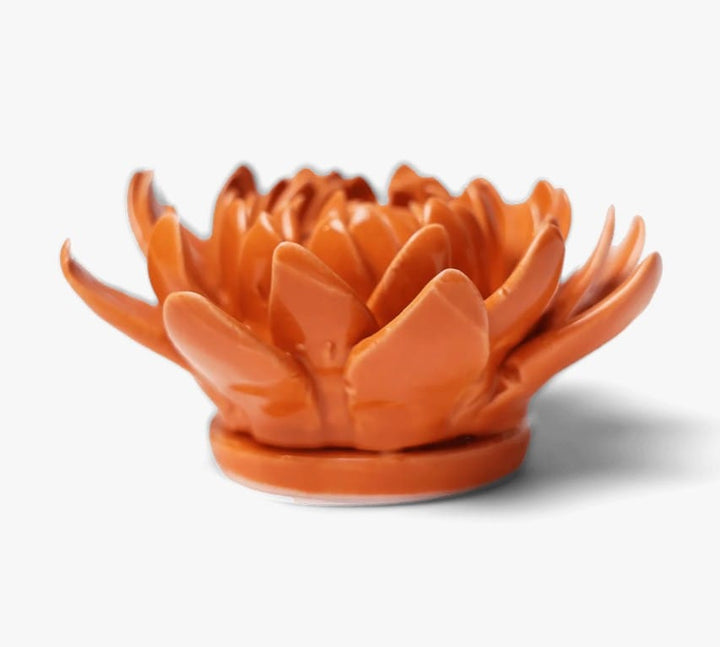 Chive Home Decor - Home Accent Pooley 8 Tube Vase Orange Dahlia