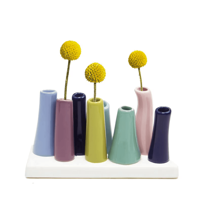 Chive Home Decor - Home Accent Pooley 8 Tube Vase Serenity