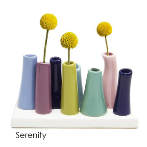 Chive Home Decor - Home Accent Pooley 8 Tube Vase Serenity